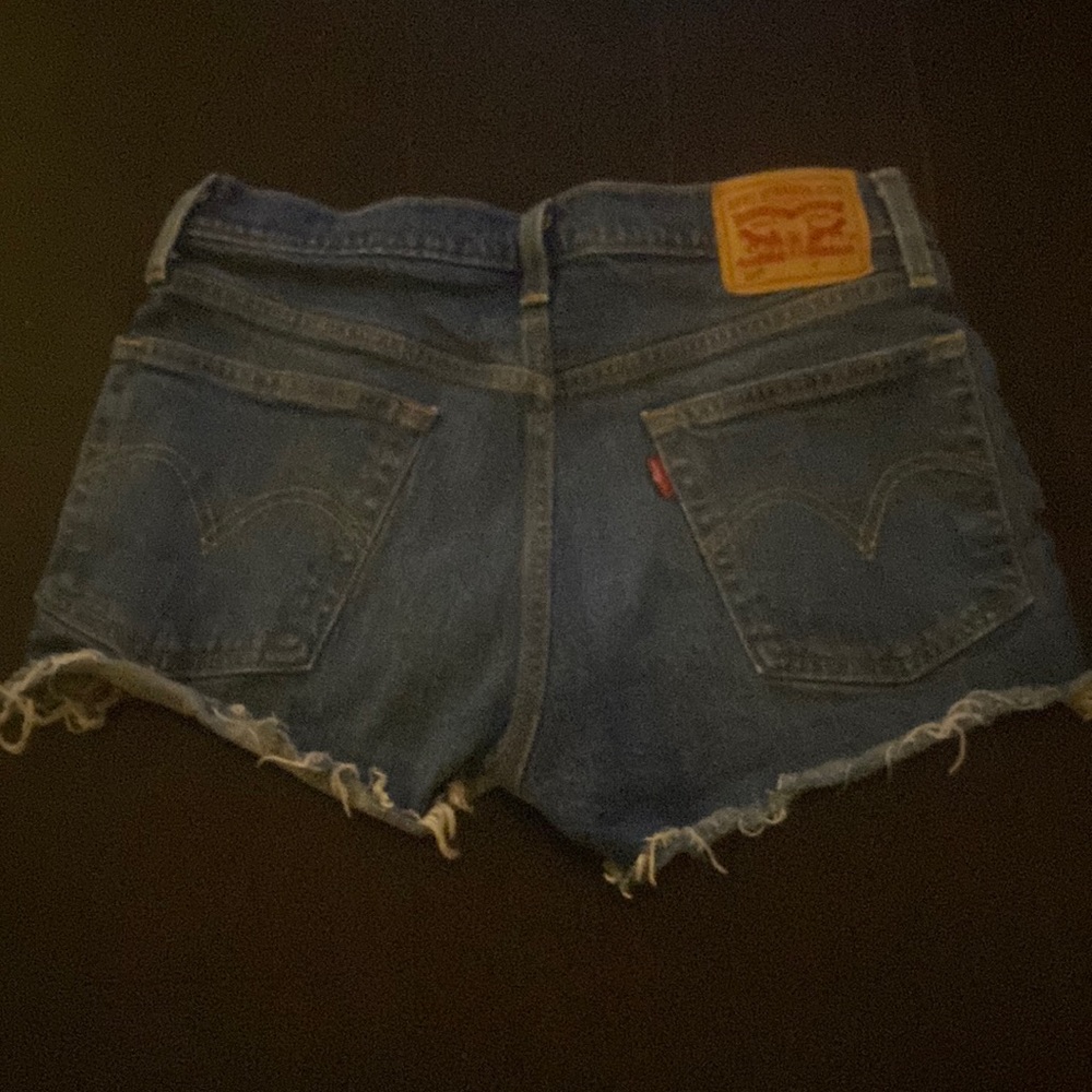 Levi cutoff jeans, lower rise